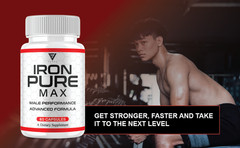 Iron Pure Performance Supplement, IronPure Premium Pills (60 Capsules)