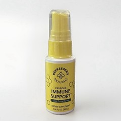 Beekeeper&rsquo;s Propolis Immune Support, Daily Throat Spray, 1.06 fl oz (30 ml)