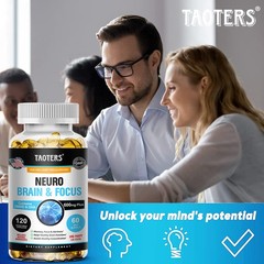 Neuro Brain Focus Promote Growth Development Improves Concentration 120 Capsules