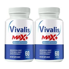2-Pack Vivalis Max Supplement For Men, Max Strength, Vivalis Max – 120 Capsules