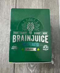 12ct BrainJuice Decaffeinated Classic Brain Booster Drink Supplement 2.5 oz each