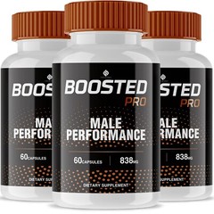 (3 Pack) Boosted Pro Dietary Supplement ED Pills For Men Reviews (180 Capsules)