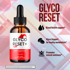 (1 Pack) Glyco Reset Drop Advanced Blood Support Supplement GlycoReset 30 Servs