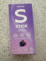 DYESOO Stick Jelly 5 Ct Berry Flavor for Digestive health get your bowels moving