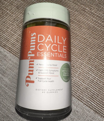 PumPums Daily Cycle Essentials Sugar-Free Gluten-Free Women&rsquo;s Health Gummies 60