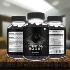 (3 Pack) Primal Boost Advanced Gummy, PrimalBoost Daily Energy (3 Month Supply)