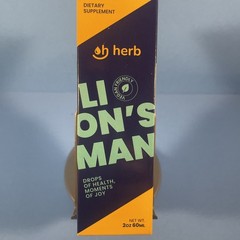 Oh herb Lion&rsquo;s Mane Drop of Health Moments Joy Dietary Supplement 2oz EXP11/2027