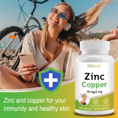 Zinc & Copper extract Capsules Antioxidant, Immune Support,Urinary Tract Health