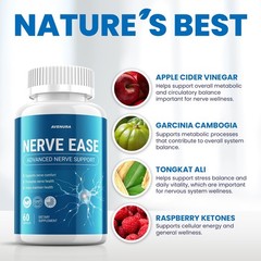 (3 Pack) Nerve Ease Capsules – NerveEase Pills Natural Ingredients Nootropic