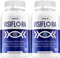 (2 Pack) Visiflora Eye Support Supplement – Visi Flora Capsules Advanced Formula
