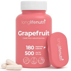 Grapefruit Seed Extract 500mg – Derived from Citrus Paradisis, 180…