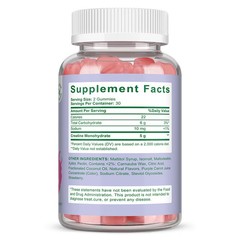 Creatine Monohydrate Supplements Muscle Growth Cognitive Focus Health 60 Gummies