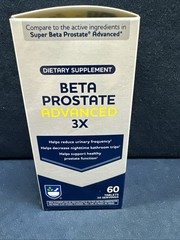 Beta Prostate Advanced 3x Prostate Support 60 Tablets Exp 05/2027