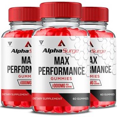 (3 Pack) Alpha Surge Gummies, Alpha Surge Daily High Drive Support (180 Gummies)