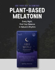 Plant Based Melatonin 2mg 30tablets Supplement Sleep Support Made in Korea