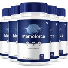 (5 Pack) Memoforce Brain and Memory Support Capsules Memo Force (300 Capsules)