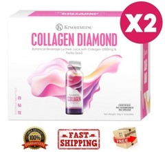 2 Boxes Kinohimitsu Collagen Diamond Women 5300mg 16&rsquo;s x 50ml Express Shipping