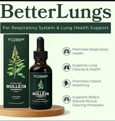 2 BOTTLES-Mullein Leaf&Chlorophyll Drops Lung for Detox&Mucus Cleanse-30Servings