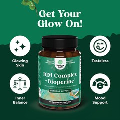 Extra Strength Diindolylmethane DIM Supplement – Men and Womens Hormone Balance