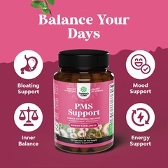 Advanced PMS Support Supplement for Women Multibenefit PMS Relief Complex 120ct