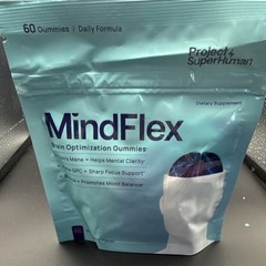 Project SuperHuman MindFlex Brain Optimization Gummies 60ct Vegan Strawberry Fo…