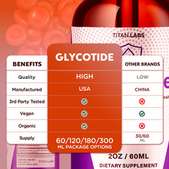 (1 Pack) Glycotide Drops Advanced Blood Support Formula Glyco Tide 30 Servings
