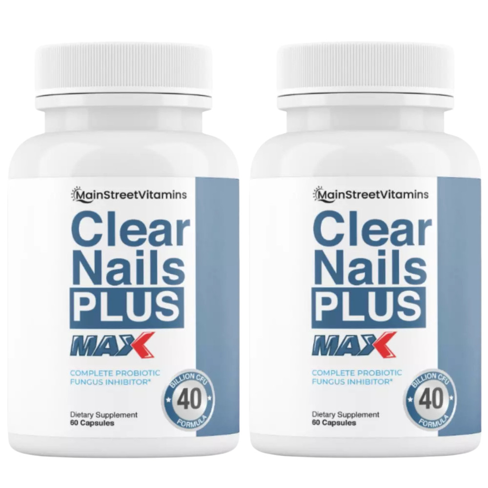 Clear Nails Plus Max 40 Billion CFU – 2 Bottles