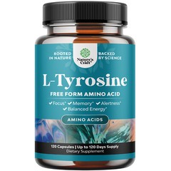 Free Form L Tyrosine 500mg Capsules – High Strength for Mental Energy and Focus