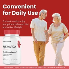 Flexavida Joint Comfort Mobility Support Supplement Capsules 3 Pack 180Ct