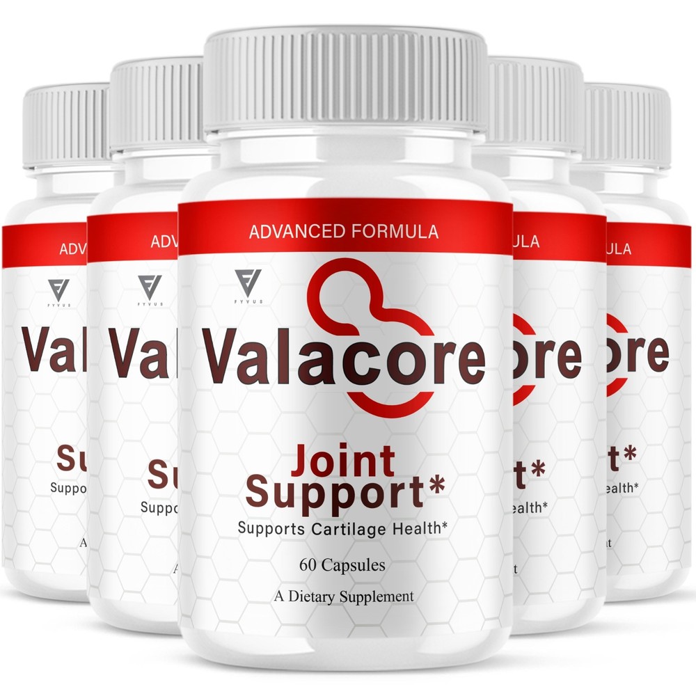 (5 Pack) Valacore Joint Support, Valacore Mobility Formula (300 Capsules)