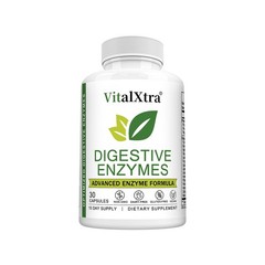 Digestive Enzymes Supports Protein Carb Fiber Dairy Digestion 30-120 Pills