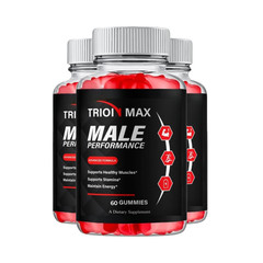 3-Pack Trion Max Gummies for Men – TrionMax Male Support Gummies – 180 Gummies
