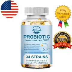 Probiotics 100 Billion CFU Potency Digestive Immune Health 100 Capsules DIGESTIV