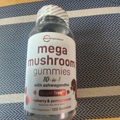 Micro Ingredients Mega Mushroom Gummies 10-in-1 Ashwagandha SF 120 Ct