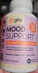 Glia Nutra Mood Support Probiotic Capsules 60 Count Vegan Gluten-Free Non-GMO