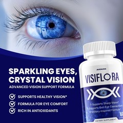 (1 Pack) Visiflora Eye Support Supplement – Visi Flora Capsules Advanced Formula