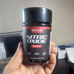 SNAP Nitric Oxide Booster Capsules L-Citrulline L-Arginine Vegan 60 10mg