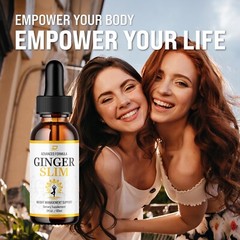 (2 Pack) Ginger Slim Drops – GingerSlim Extra Strength All Natural Organic