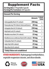 energy pills – ASHWAGANDHA ROOT COMPLEX 770mg – antidepressant – 3 Bottles