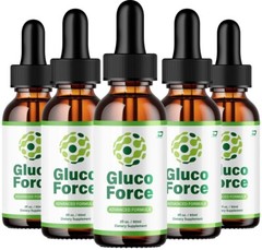 (5 Pack) Gluco Force – Gluco Force Extra Strength All Natural Healthy Organic Su