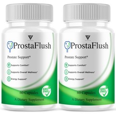 (2 Pack) ProstaFlush Prostate Support, Prosta Flush Supplement (120 Capsules)