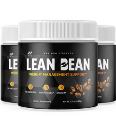 (3 Pack) Lean Bean Powder Support for Weight Management LeanBean 90 Servings