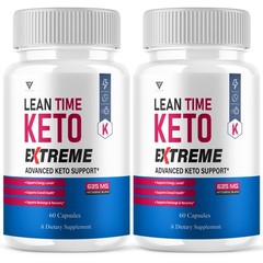 (2 Pack) Lean Time Keto Extreme Support, LeanTime Keto Advanced (120 Capsules)