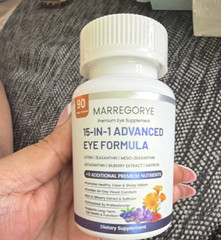Marregorye 15-in-1 Advanced Eye Formula Capsules 90ct Eye Health Supplement