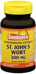 Sundance Vitamins Standardized Extract St. John&rsquo;s Wort Capsules 300 mg 60 Count