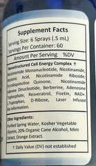 Biolight Technologies Deep Core Energy Nanoceutical for Mitochondria Spray 1 oz