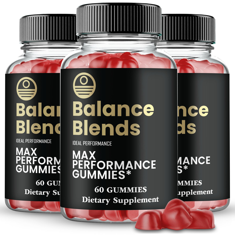 Balance Blends Gummies, Balance Blends Male Performance Gummies (3 Pack)