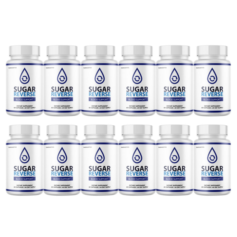Sugar Reverse, Blood Sugar Support Formula, SugarReverse – 12 Bottles