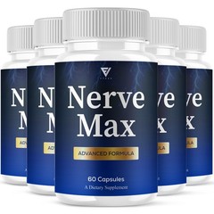 (5 Pack) Nerve Max Brain Support, NerveMax Supplement (300 Capsules)