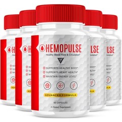 (5 Pack) Hemopulse Glycogen Support, Hemopulse Daily Multivitamin (300 Capsules)